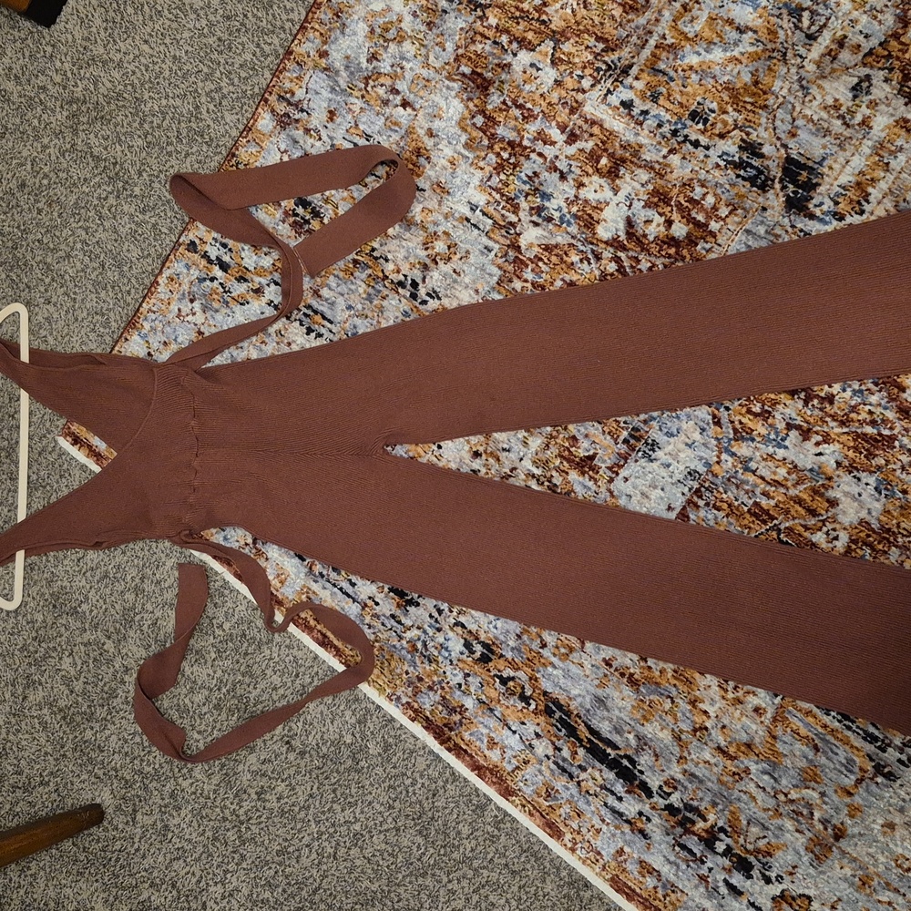 Forever 21 Brown Jumpsuit